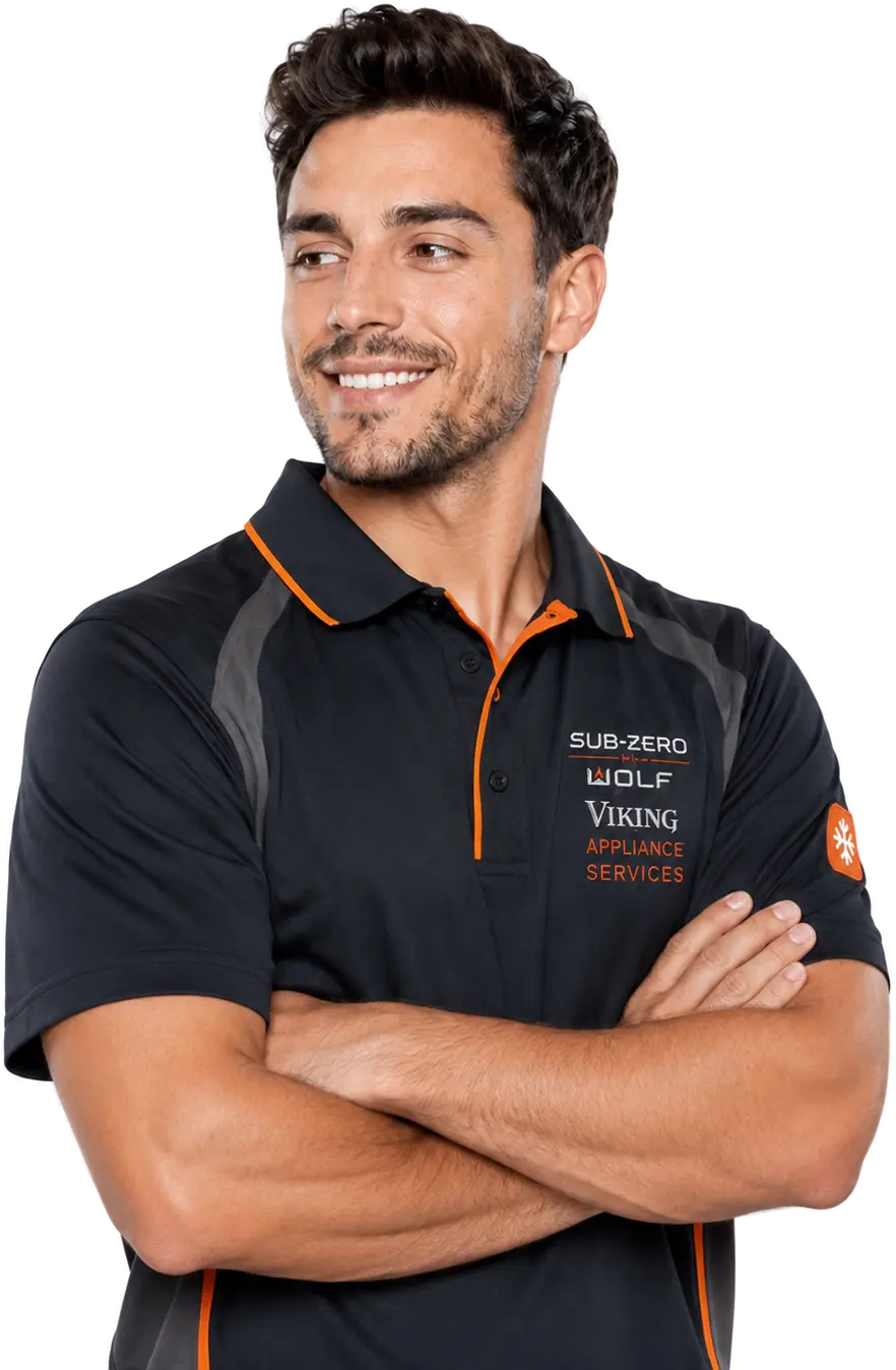 Technician servicing Sub-Zero, Wolf, Viking and Cove in Jacksonville