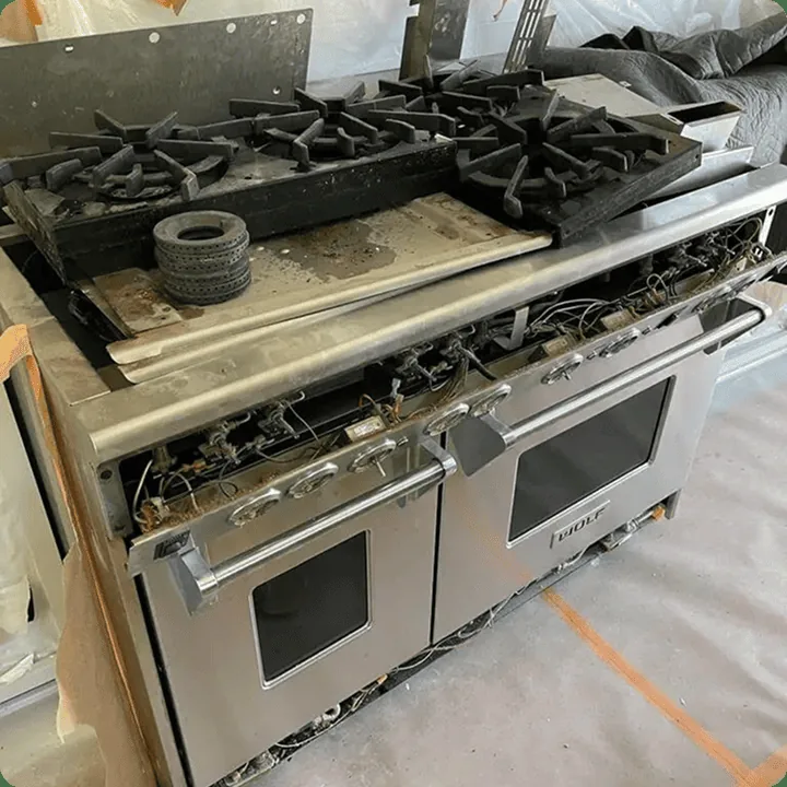 Wolf professional range service and parts replacement